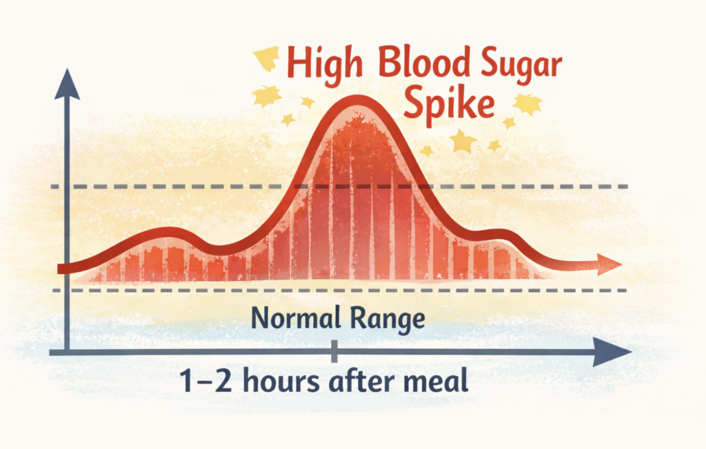 ٧ أخطاء بعد الأكل تؤدي إلى ارتفاع حاد في سكر الدم (حتى لو كنت تأكل بشكل صحيح)